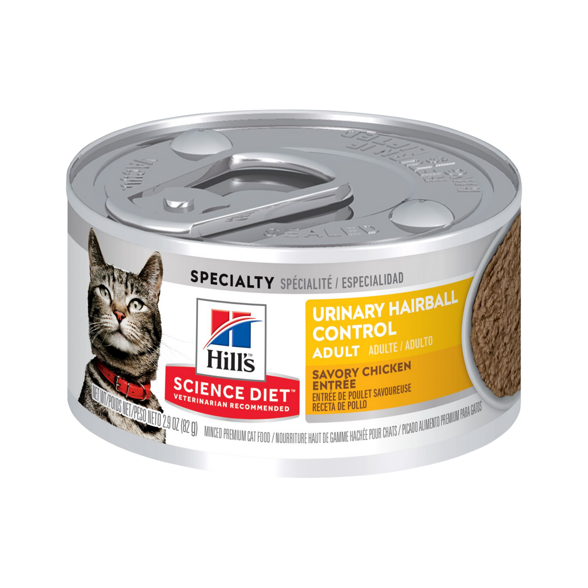 Hill's Science Diet Adult Urinary Hairball Control Savory Chicken Entree Canned Cat