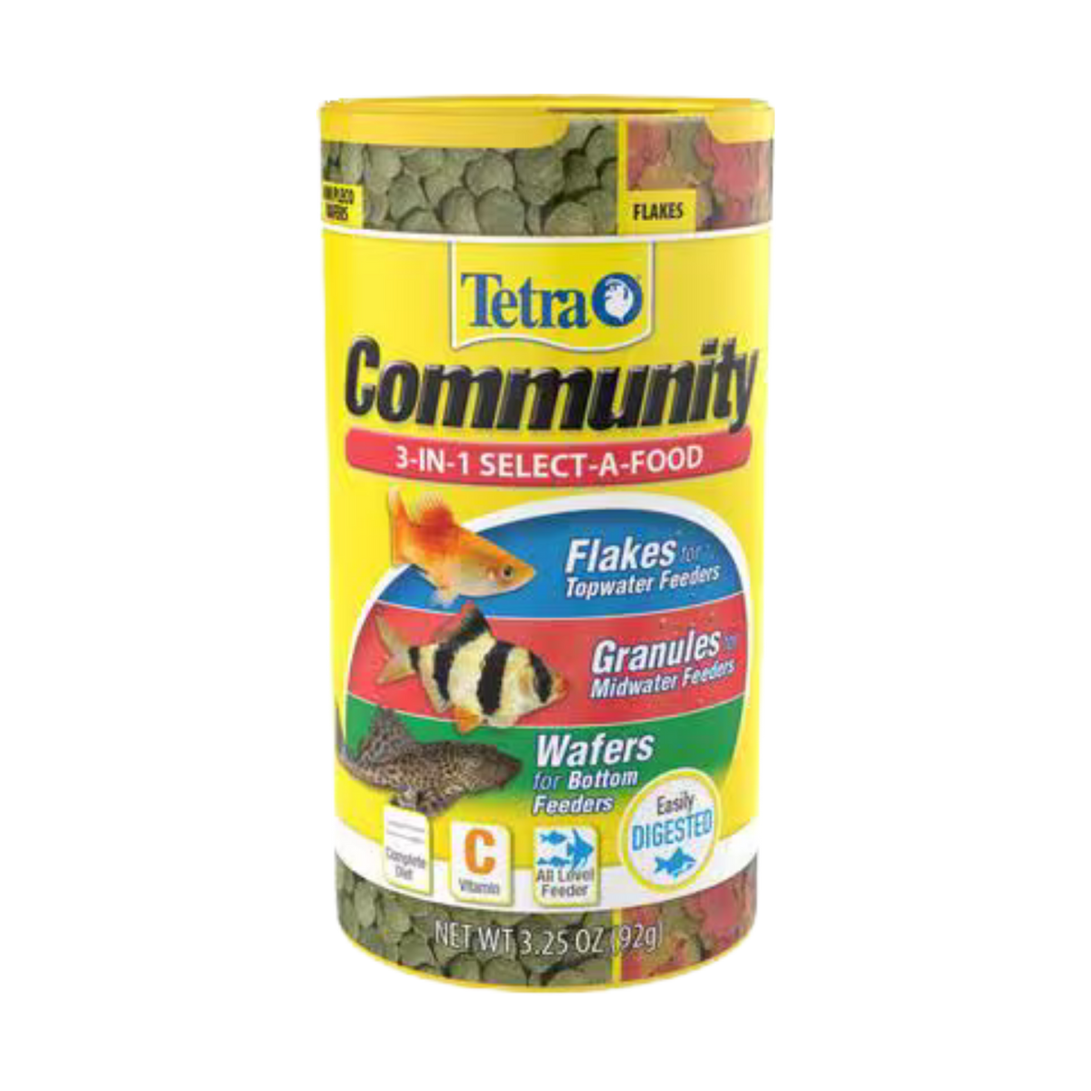 Tetra Community 3-in-1 Select-A-Food Fish Food 3.25 oz