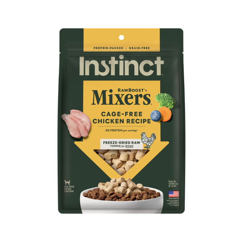 Instinct Raw Boost Mixers Chicken Recipe Grain-Free Freeze-Dried Dog Food Topper