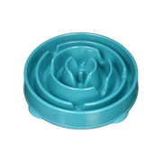 Outward Hound Fun Feeder Slo-Bowl Teal Dog Bowl L