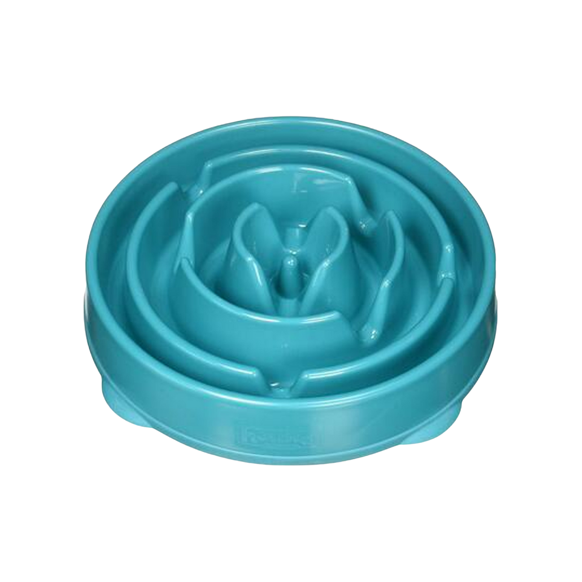 Outward Hound Fun Feeder Slo-Bowl Teal Dog Bowl L