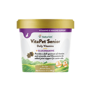 Naturvet Vitapet Senior Daily Vitamins Plus Glucosamine Cat Soft Chews Supplement 60 ct