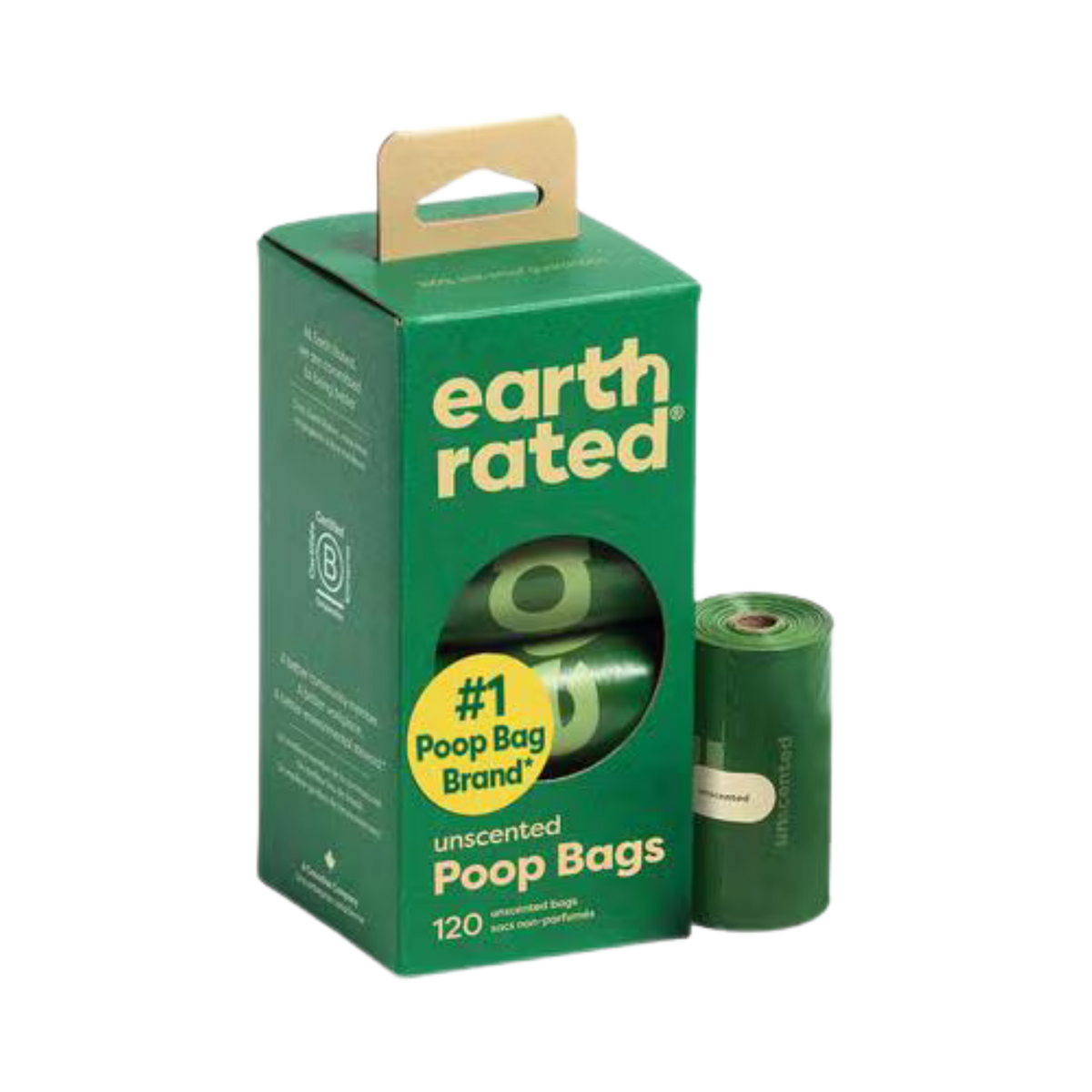 Earth Rated Unscented Dog Waste Refill Rolls 120 pk