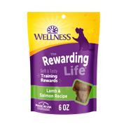 Wellness Rewarding Life Lamb & Salmon Recipe Dog Training Treats 6 oz