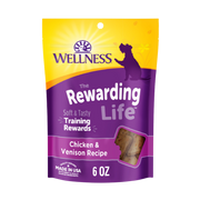 Wellness Rewarding Life Chicken & Venison Recipe Dog Training Treats 6 oz