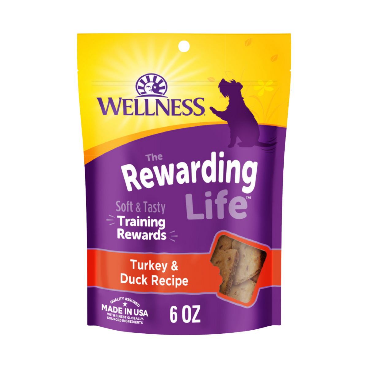 Wellness Rewarding Life Turkey & Duck Recipe Dog Training Treats 6 oz