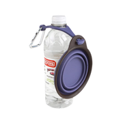 Dexas Collapsible Travel Cup With Water Bottle Holder