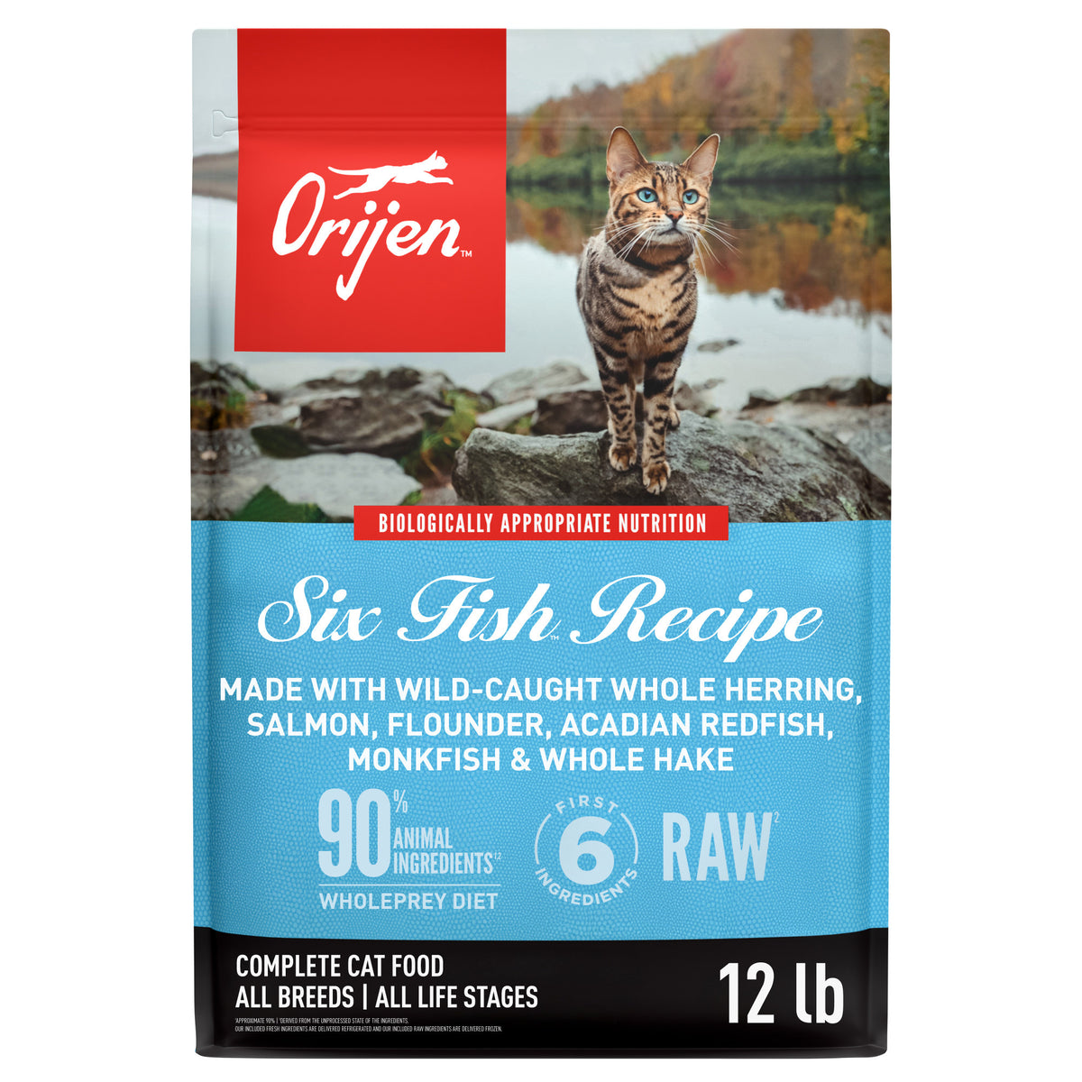 ORIJEN Six Fish Biologically Appropriate Grain-Free Dry Cat Food