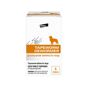 Elanco Tapeworm Dewormer for Dogs 5 ct