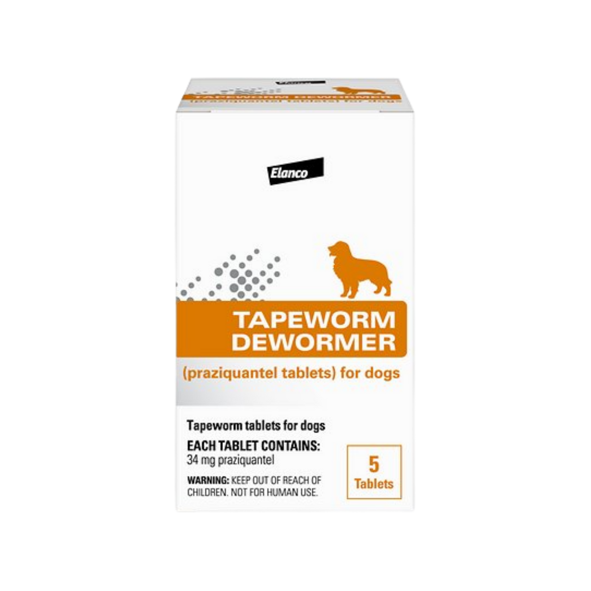 Elanco Tapeworm Dewormer for Dogs 5 ct