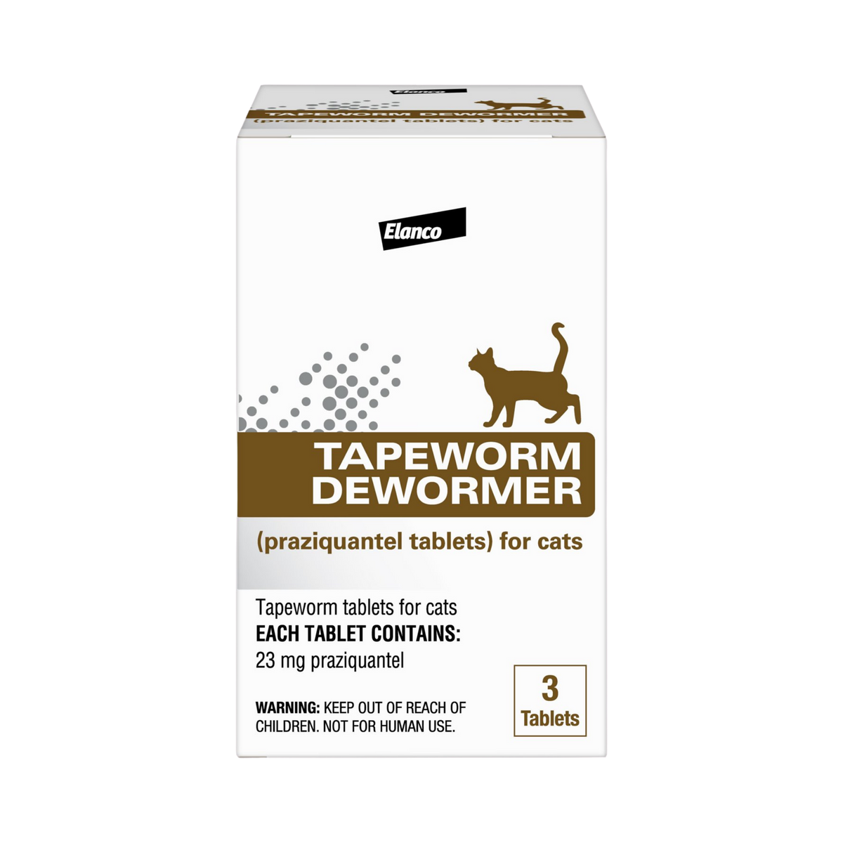 Elanco Tapeworm Dewormer for Cats 3 ct