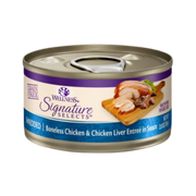Wellness Core Signature Selects Shredded Bonesless Chicken & Chicken Liver Entree In Sauce Grain-Free Canned Cat Food