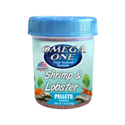 Omega One Shrimp & Lobster Pellets Sinking Crustacean Food 1.2 oz