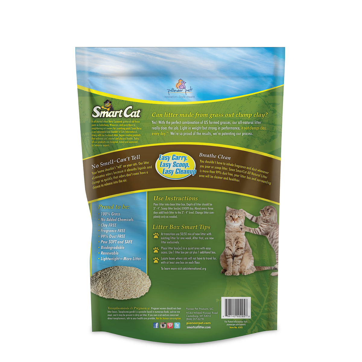 Pioneer Pet Smartcat Natural Clumping Cat Litter