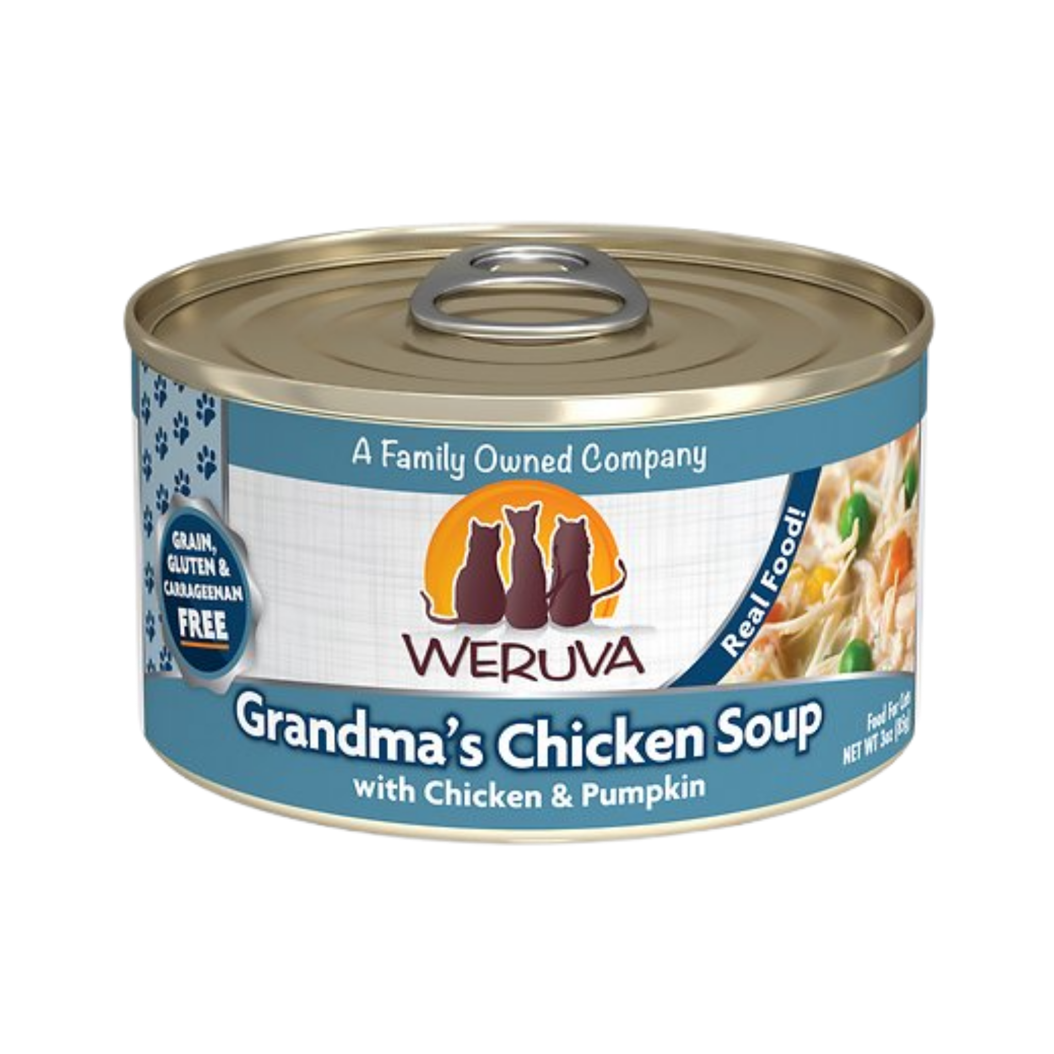 Weruva Grandma's Chicken Soup with Chicken & Pumpkin Grain-Free Wet Ca ...