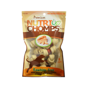 Scott Pet Premium Nutri Chomps Mini Chicken Knot With Milk Wrap Dog Treats 8 ct