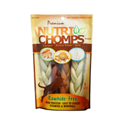 Scott Pet Premium Nutri Chomps Assorted Flavor Braided Dog Treats 4 ct
