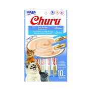 Inaba Churu Tuna & Tuna With Scallop Recipe Variety Creamy Cat Treat 10 pk