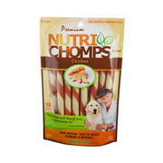 Scott Pet Nutri Chomps Chicken Flavor Twists Rawhide-Free Mini Dog Treats 10 ct