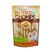 Scott Pet Nutri Chomps Peanut Butter Flavor Twists Rawhide-Free Mini Dog Treats 10 ct