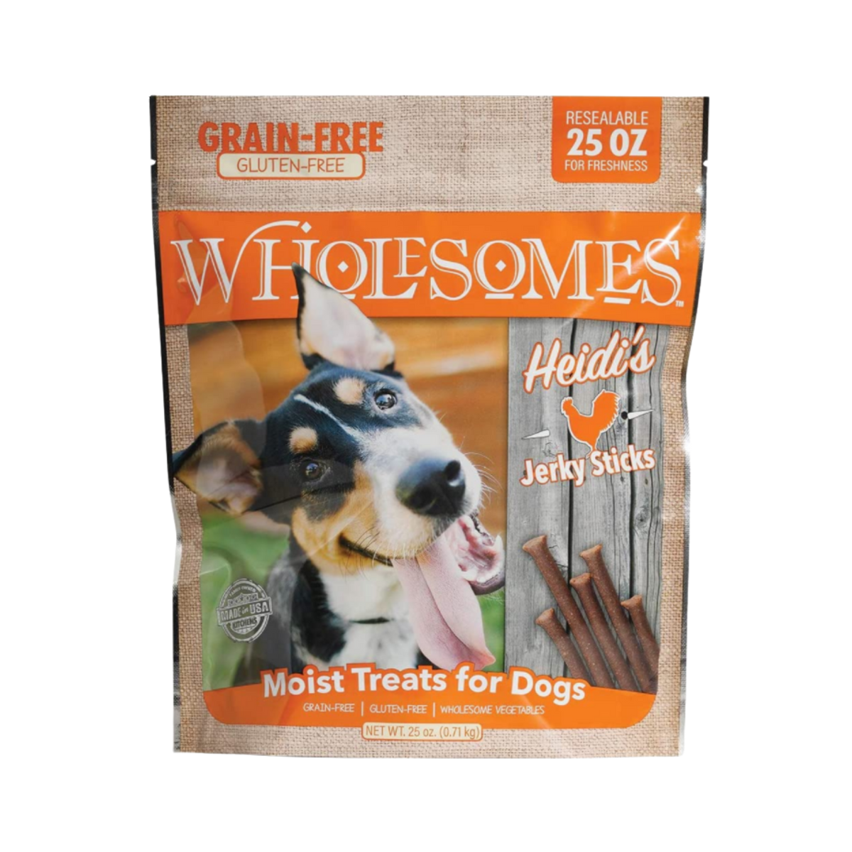 Wholesomes Heidi's Jerky Sticks Dog Treats 25 oz