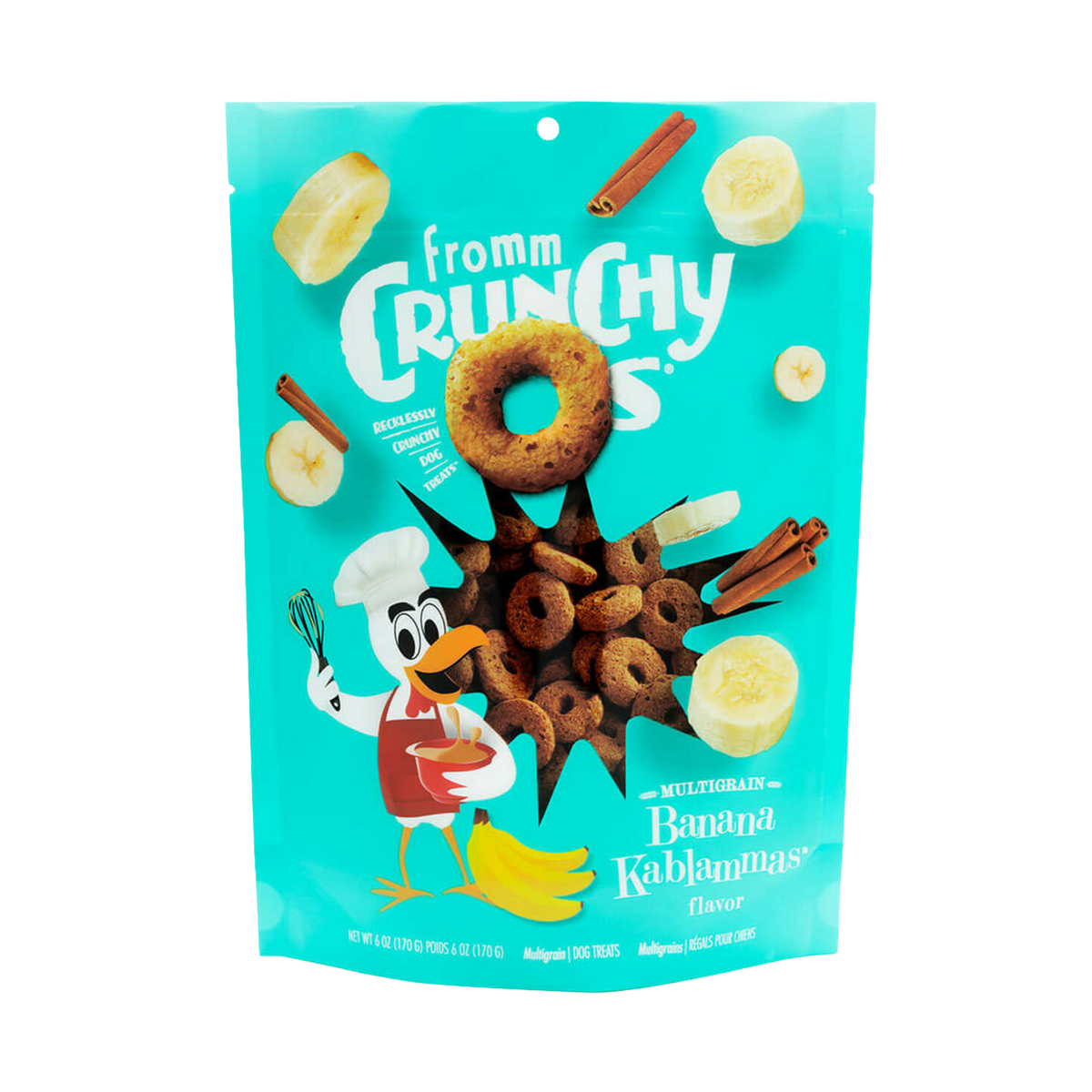 Fromm Crunchy Os Banana Kablammas Dog Treats 6 oz