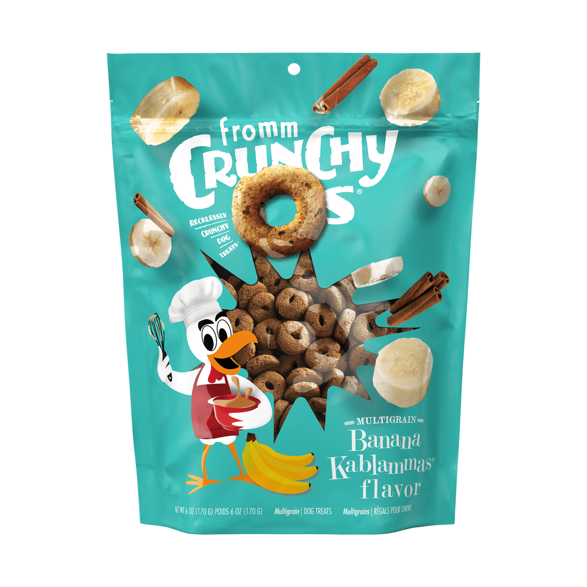 Fromm Crunchy Os Banana Kablammas Dog Treats 6 oz