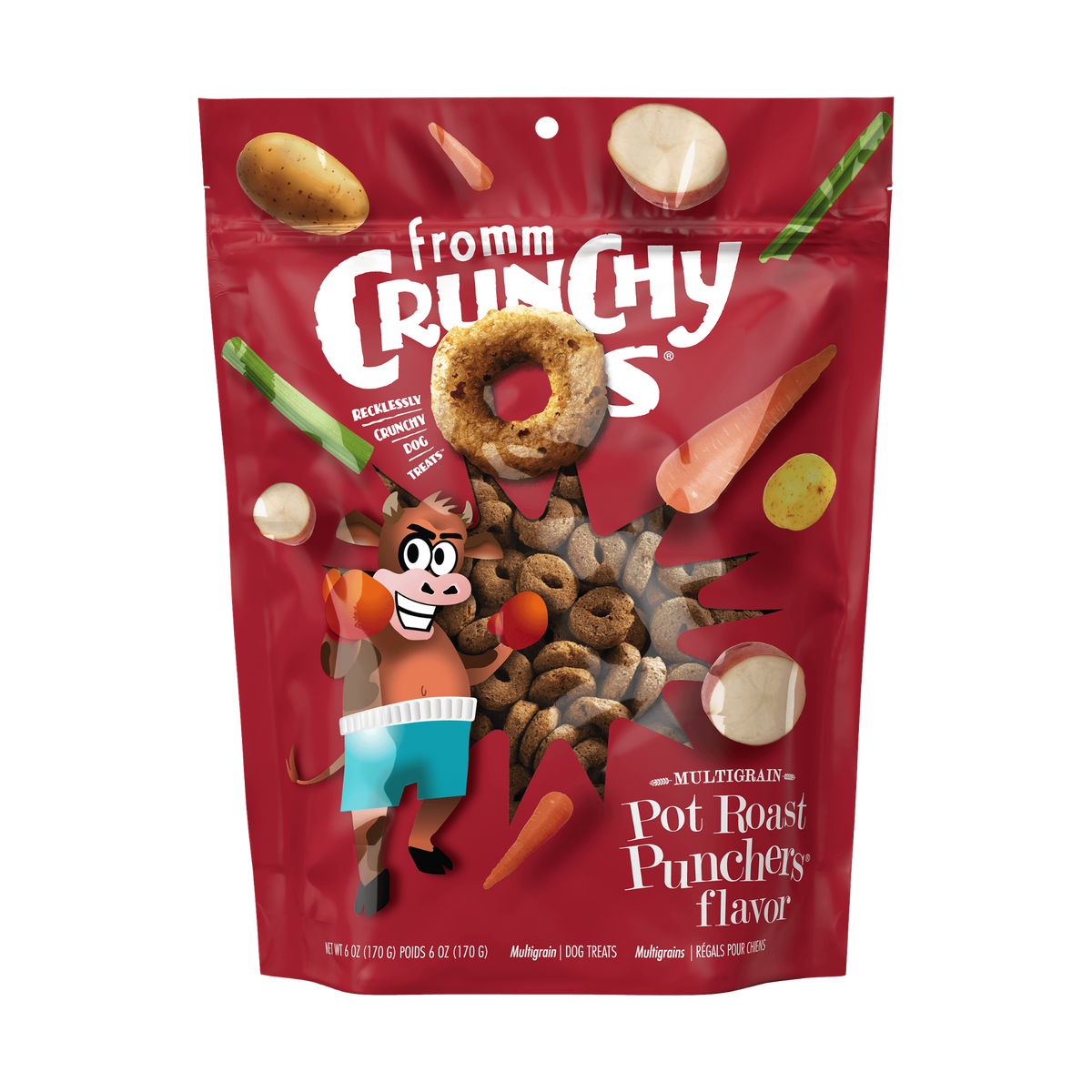 Fromm Crunchy Os Pot Roast Punchers Dog Treats 6 oz