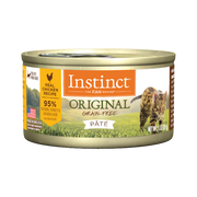 INSTINCT Original Grain-Free Pate Real Chicken Recipe Canned Cat Food