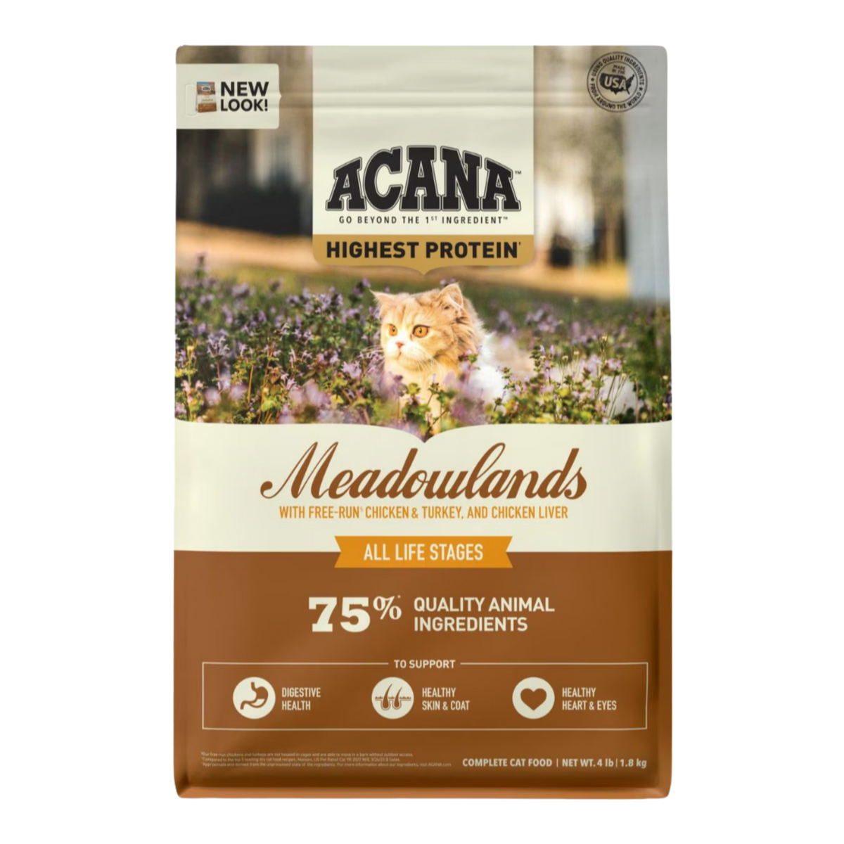 Acana Meadowlands Grain-Free Dry Cat Food