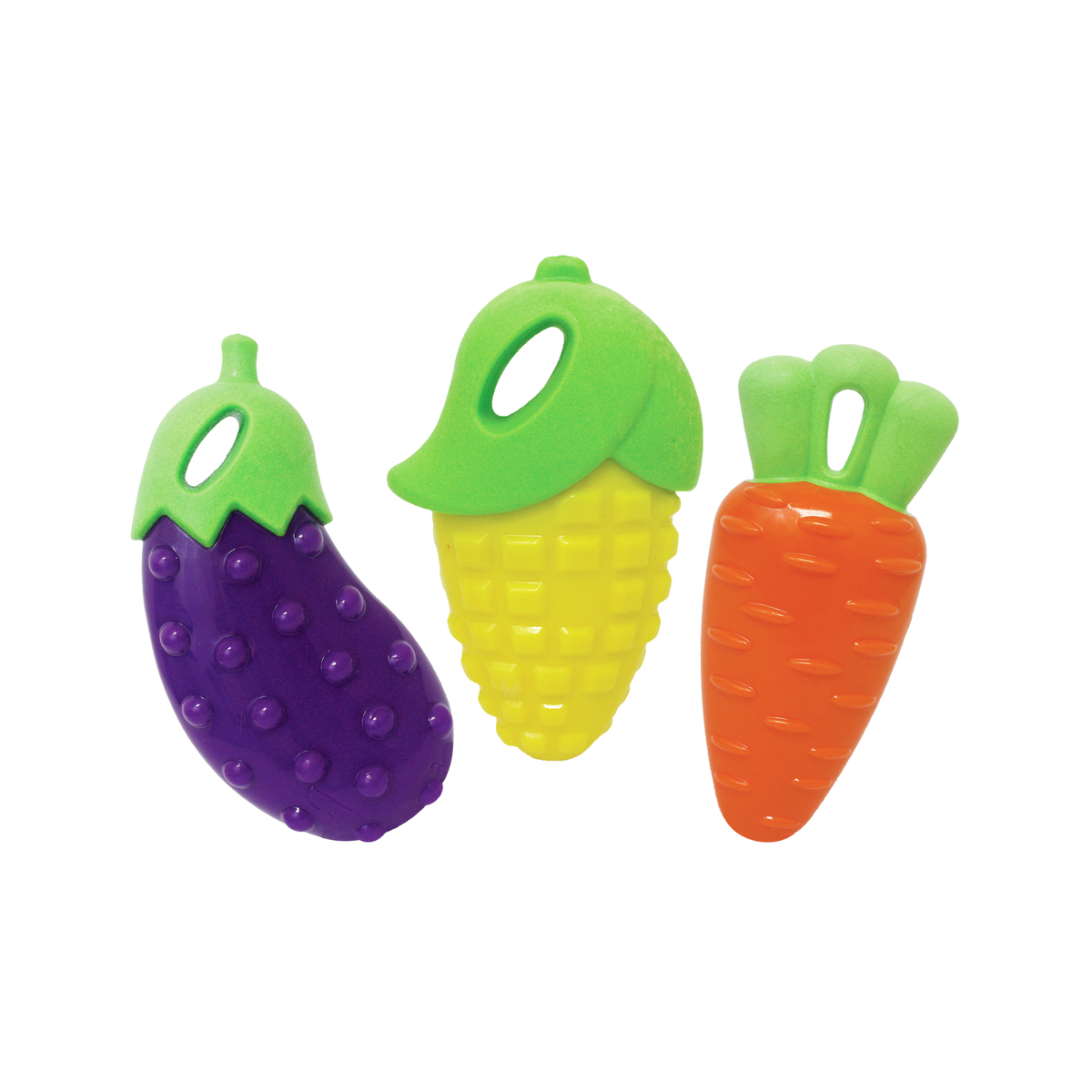 Multipet Harvesters Rubber Dog Toy, Assorted 5.5 in