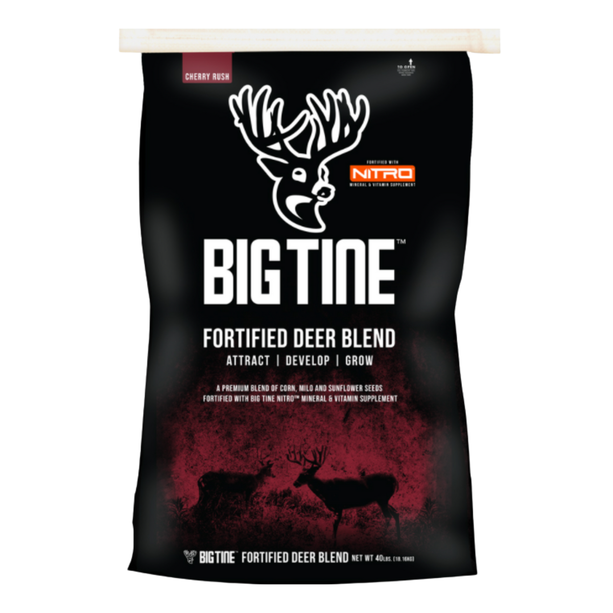 Big Tine Cherry Rush Flavor Fortified Deer Blend Feed