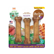 Nylabone Healthy Edibles All Natural Variety Pk Small Dog Chew Treats 3 pk