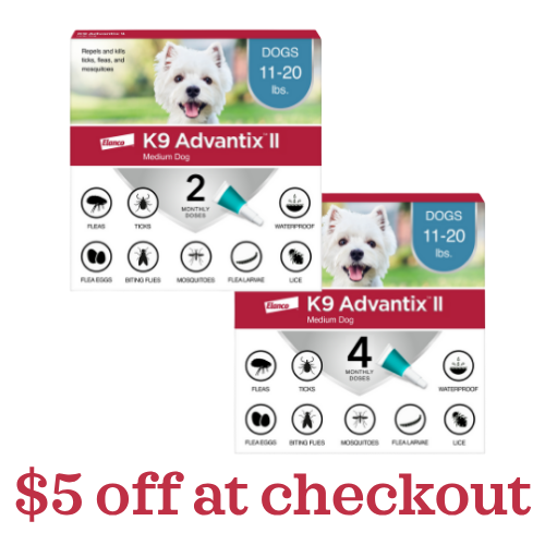 K9 Advantix II Topical Flea & Tick Treatment for Dogs 11-20 lbs