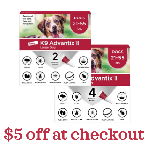 K9 Advantix Ii Topical Flea & Tick Treatment for Dogs 21-55 lbs