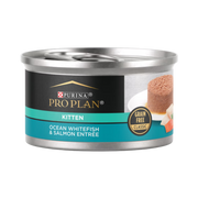 PURINA PRO PLAN Development Ocean Whitefish & Salmon Entrée Classic Grain-Free Wet Cat Food for Kittens