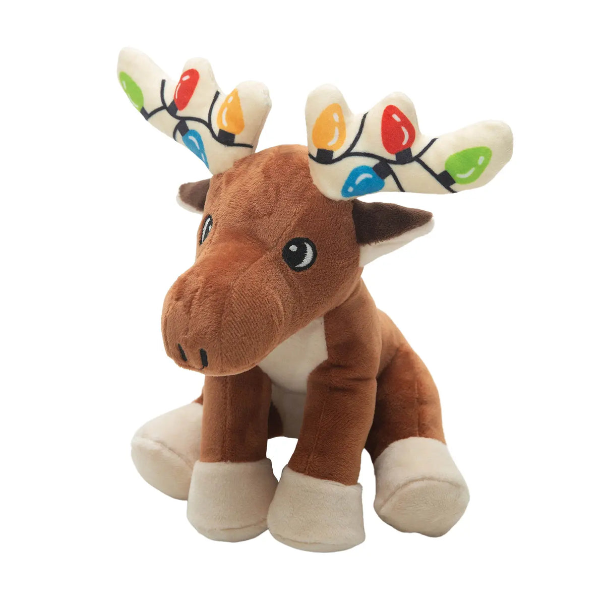 Snugarooz Holiday Marty Moose Plush Dog Toy