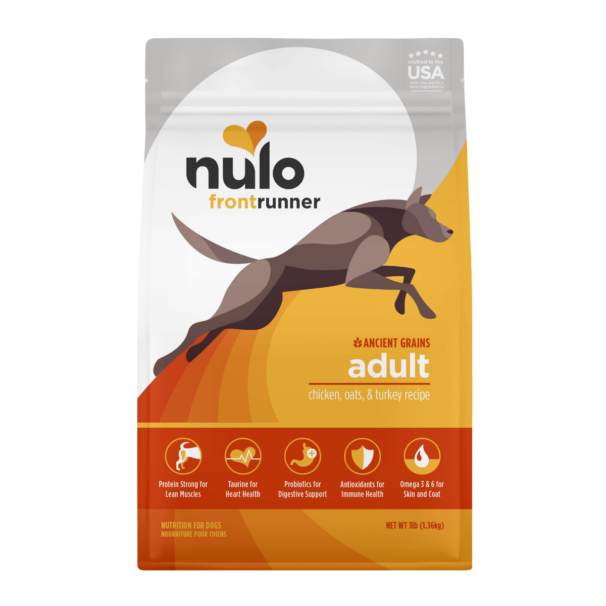 NULO Frontrunner Whole Grain Chicken & Turkey Adult Dry Dog Food