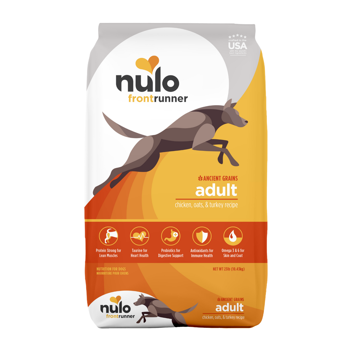 NULO Frontrunner Whole Grain Chicken & Turkey Adult Dry Dog Food