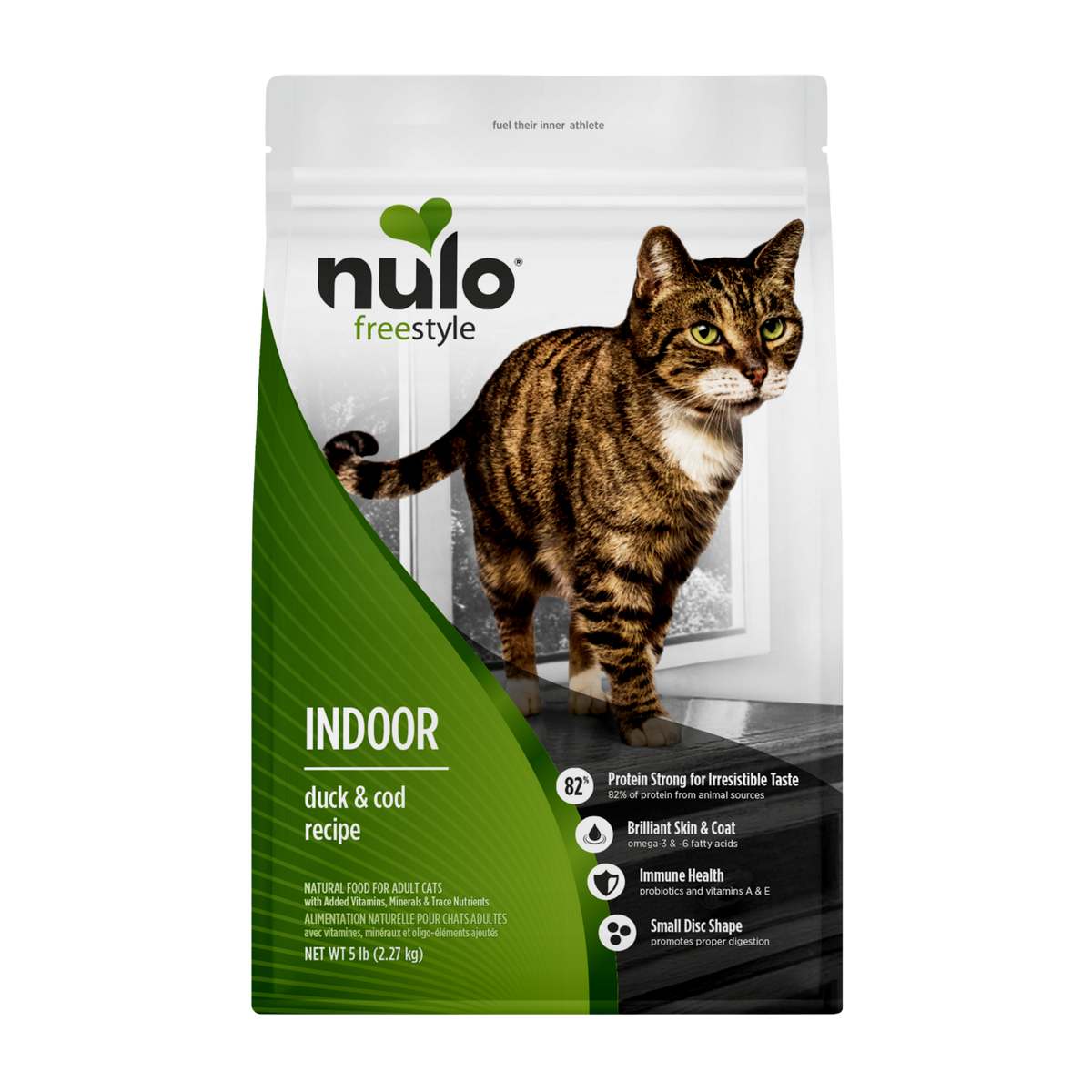 Nulo Freestyle Grain-Free Duck Indoor Dry Cat Food 5 lb