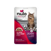 NULO Freestyle Grain-Free Yellowfin Tuna & Shrimp in Broth Cat Food Pouch