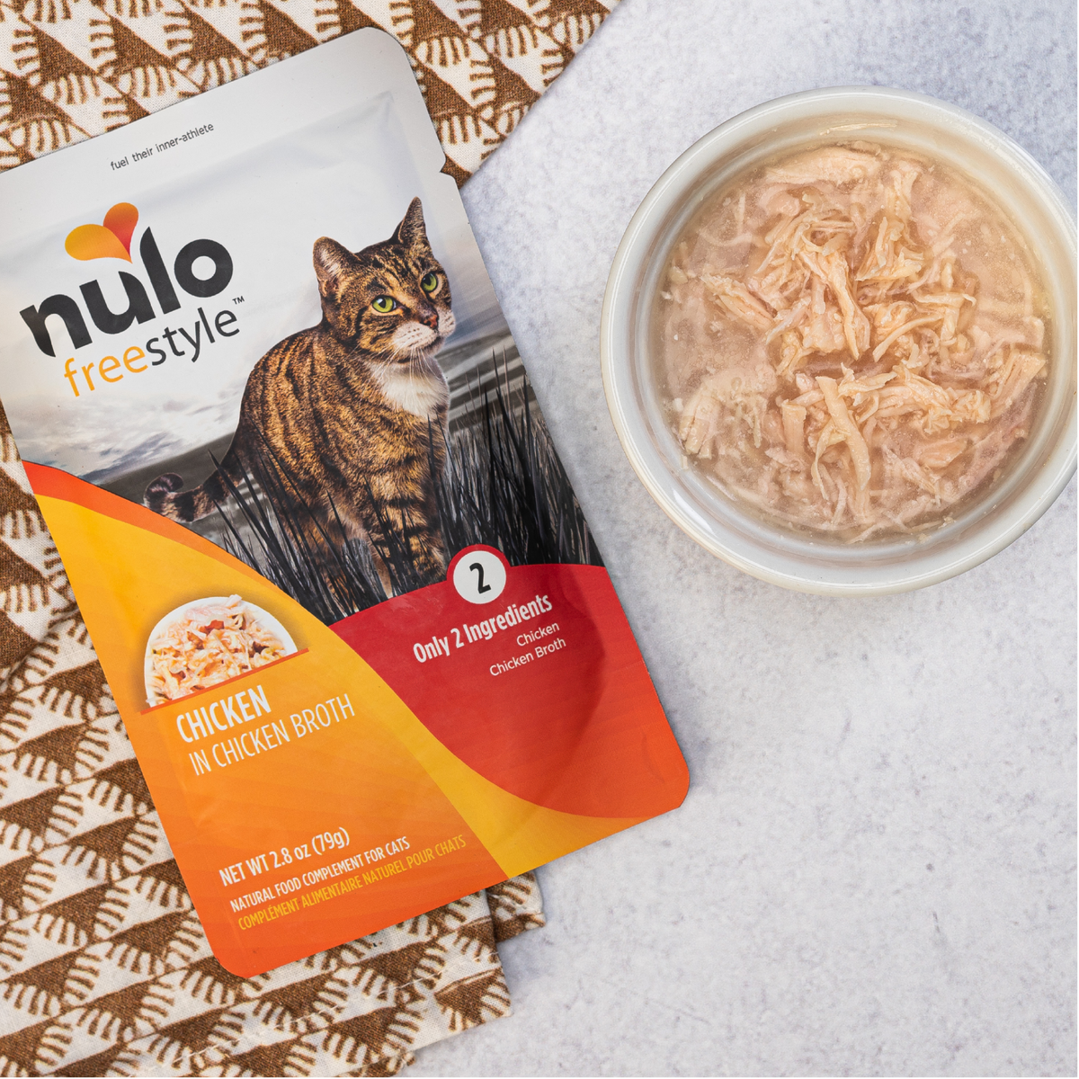 NULO Freestyle Grain-Free Chicken in Chicken Broth Cat Food Pouch