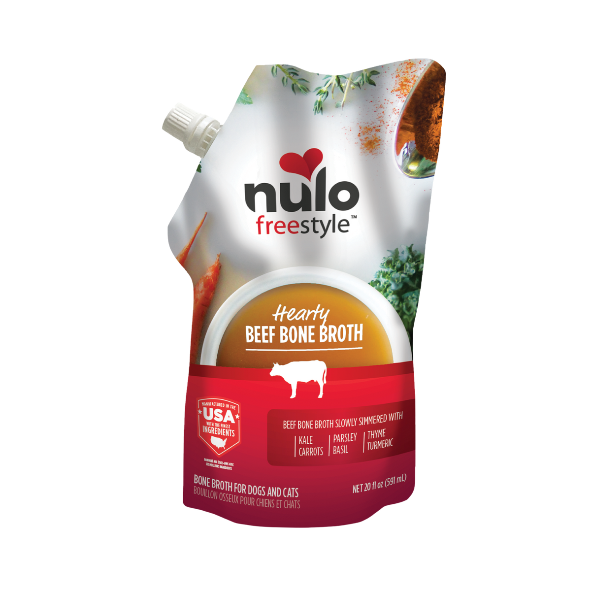 Nulo Freestyle Beef Bone Broth 20 oz
