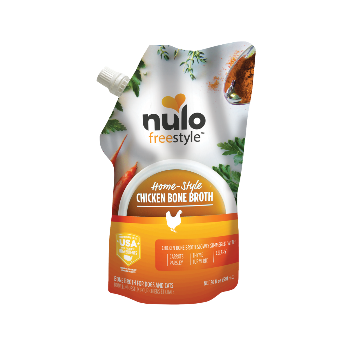Nulo Freestyle Chicken Bone Broth 20 oz