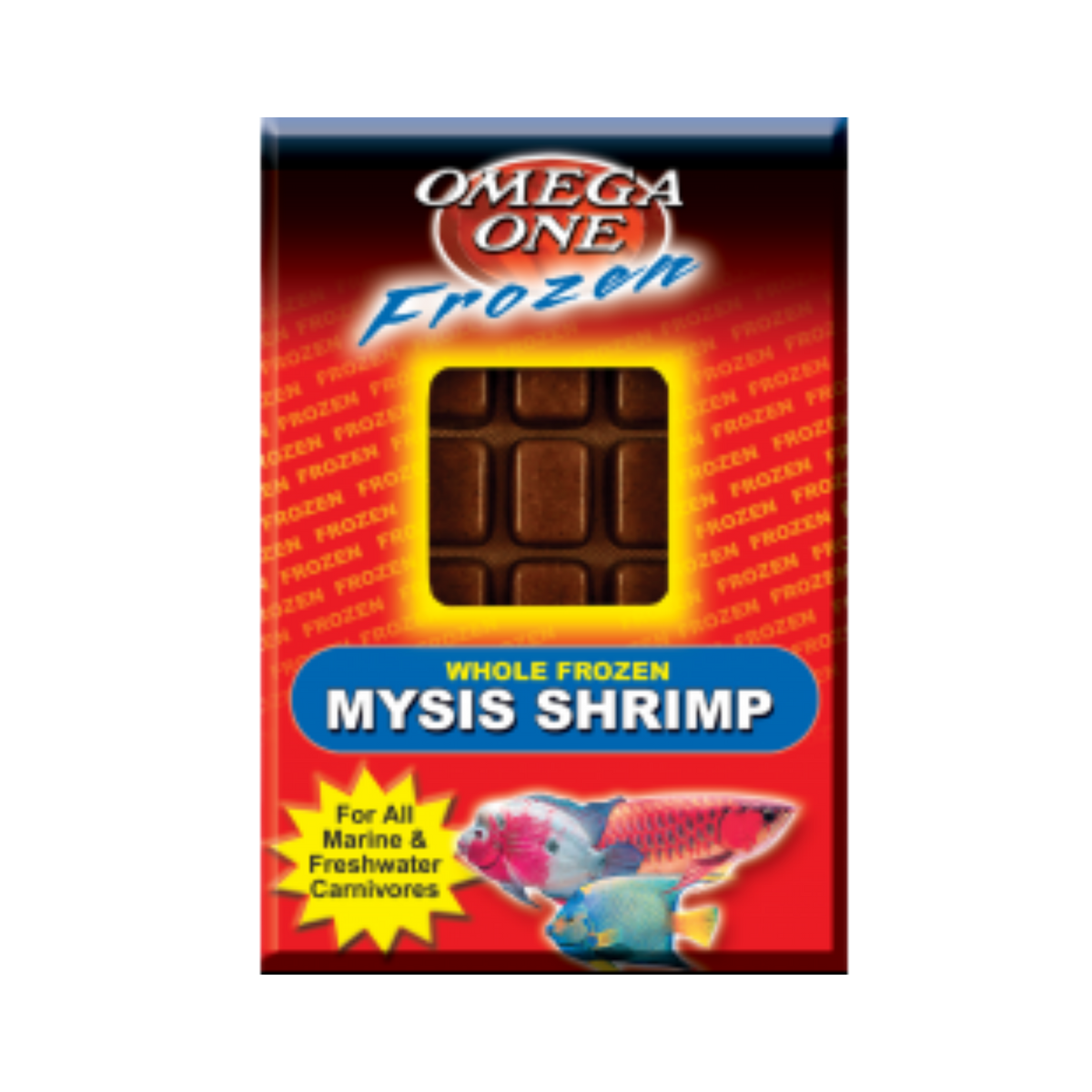Omega One Frozen Mysis Shrimp Cube Pack 3.5 oz
