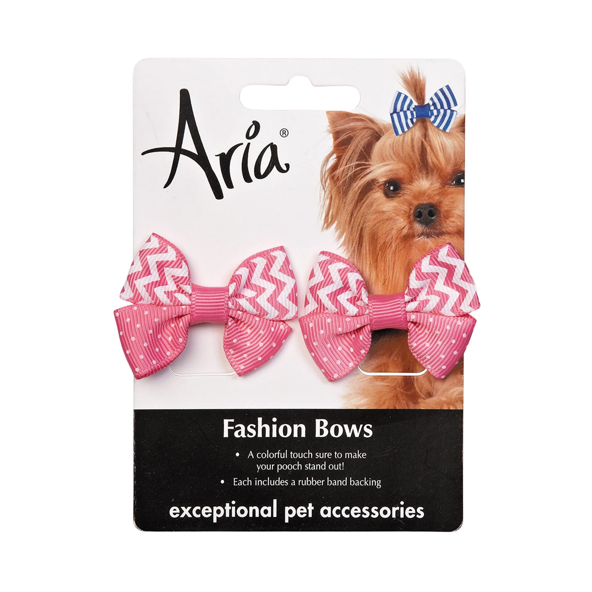Aria Cute ChevronDog Bow