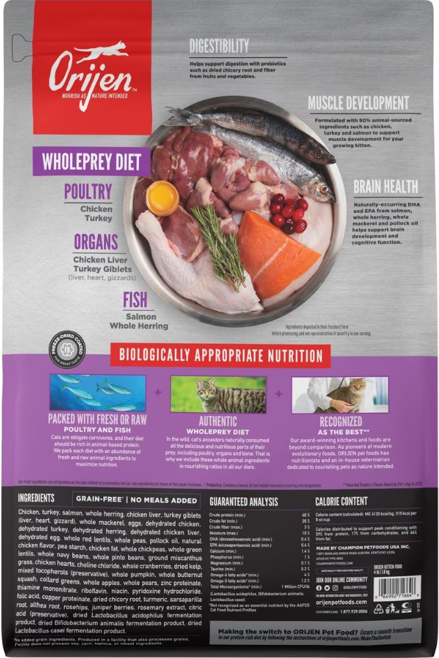 Orijen Grain-Free Kitten Food