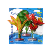 BLUE RIBBON Color Bursts Aquarium Plants Variety 3 pack