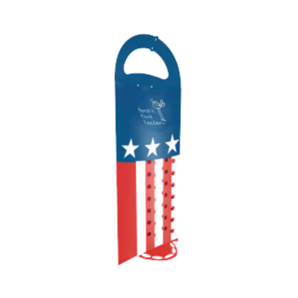 Fresh Brands Perch N' Peck USA Flag Wild Bird Sunflower Feeder