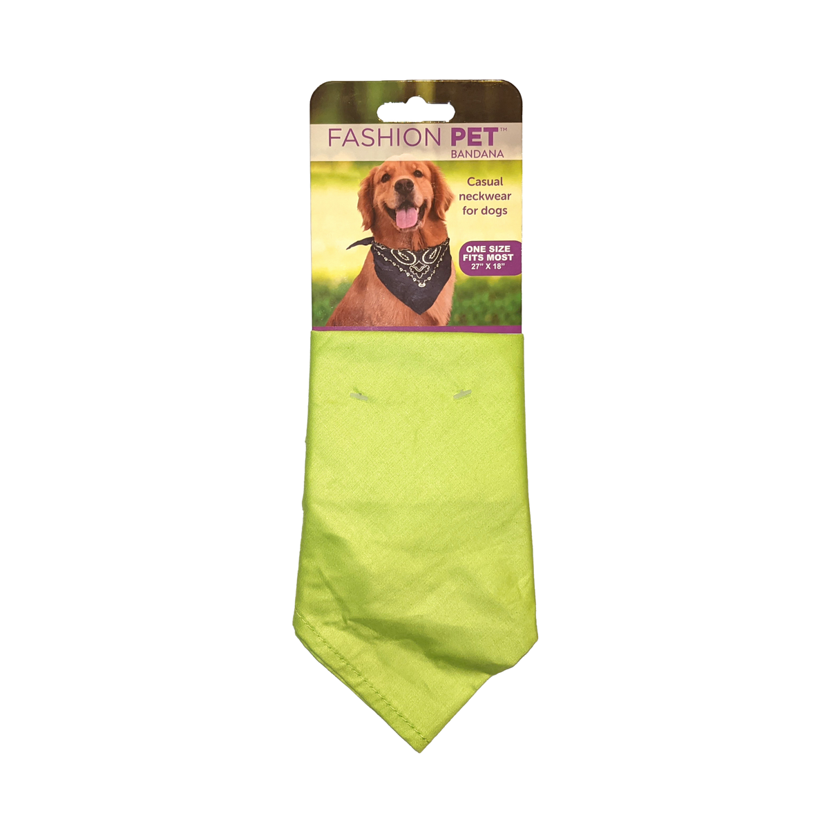 Spot Safety Green Pet Bandana